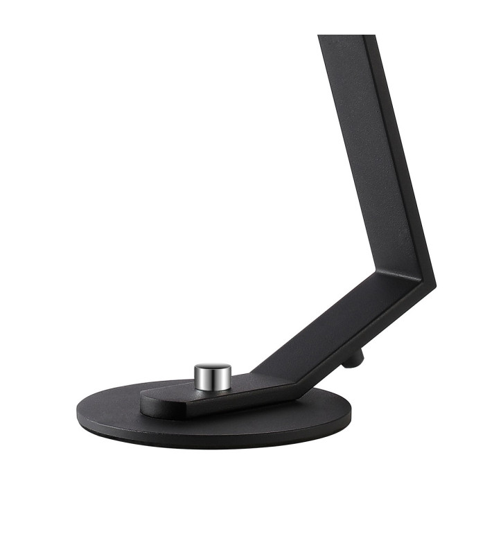 Cortland Table Lamp 1 Light G9 Black/Polished Chrome/Clear Dune Effect Round Glass-6