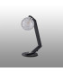 Cortland Table Lamp 1 Light G9 Black/Polished Chrome/Clear Dune Effect Round Glass-7
