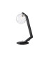 Cortland Table Lamp 1 Light G9 Black/Polished Chrome/Clear Waved Round Glass-1