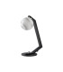 Cortland Table Lamp 1 Light G9 Black/Polished Chrome/Grey Round Marble Effect Glass-4