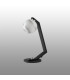 Cortland Table Lamp 1 Light G9 Black/Polished Chrome/Grey Round Marble Effect Glass-7