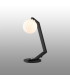 Cortland Table Lamp 1 Light G9 Black/Polished Chrome/Opal Round Segment Glass-3