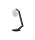 Cortland Table Lamp 1 Light G9 Black/Polished Chrome/Opal Round Segment Glass-4