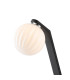 Cortland Table Lamp 1 Light G9 Black/Polished Chrome/Opal Round Segment Glass-5