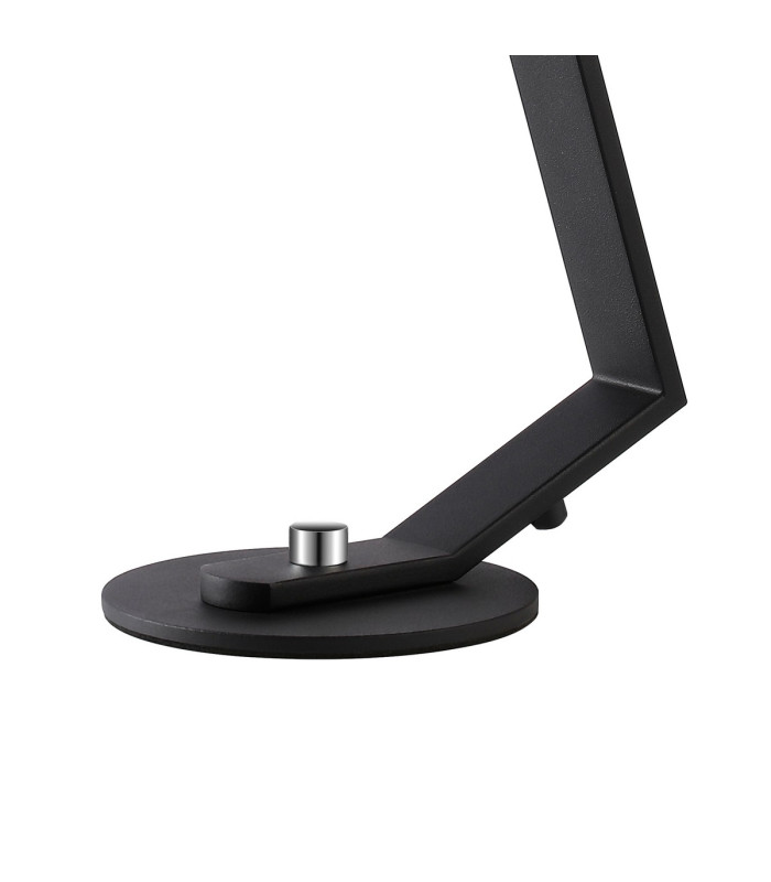 Cortland Table Lamp 1 Light G9 Black/Polished Chrome/Smoke Smooth Tubular Glass-6