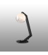 Cortland Table Lamp 1 Light G9 Black/Polished Chrome/White Two-Tone Snow Specks Round Glass-3