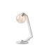Cortland Table Lamp 1 Light G9 White/Polished Chrome/Amber Smooth Round Glass-1