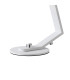 Cortland Table Lamp 1 Light G9 White/Polished Chrome/Amber Smooth Round Glass-6