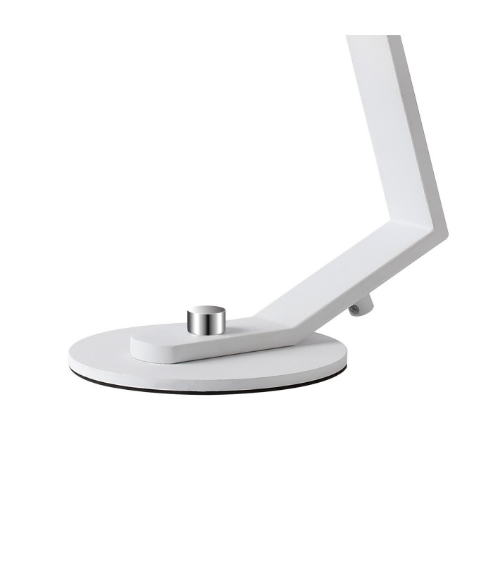 Cortland Table Lamp 1 Light G9 White/Polished Chrome/Amber Smooth Round Glass-6