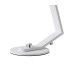 Cortland Table Lamp 1 Light G9 White/Polished Chrome/Clear Smooth Round Glass-6
