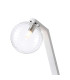 Cortland Table Lamp 1 Light G9 White/Polished Chrome/Clear Ribbed Round Glass-5