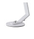 Cortland Table Lamp 1 Light G9 White/Polished Chrome/Clear Dune Effect Round Glass-6