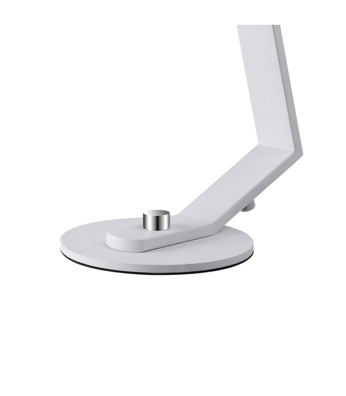 Cortland Table Lamp 1 Light G9 White/Polished Chrome/Clear Dune Effect Round Glass-6