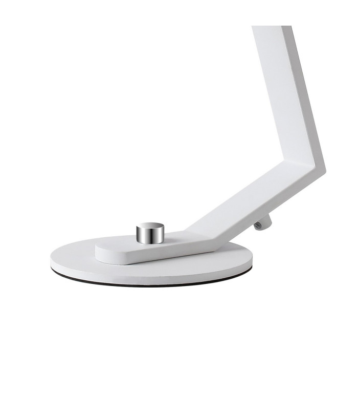 Cortland Table Lamp 1 Light G9 White/Polished Chrome/Clear Waved Round Glass-6