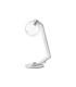 Cortland Table Lamp 1 Light G9 White/Polished Chrome/Clear Swirl Round Glass-1