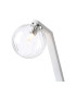Cortland Table Lamp 1 Light G9 White/Polished Chrome/Clear Swirl Round Glass-5
