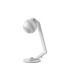 Cortland Table Lamp 1 Light G9 White/Polished Chrome/Grey Round Marble Effect Glass-4