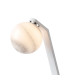 Cortland Table Lamp 1 Light G9 White/Polished Chrome/Grey Round Marble Effect Glass-5