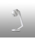Cortland Table Lamp 1 Light G9 White/Polished Chrome/Grey Round Marble Effect Glass-7