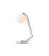 Cortland Table Lamp 1 Light G9 White/Polished Chrome/Opal Smooth Round Glass-1