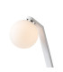 Cortland Table Lamp 1 Light G9 White/Polished Chrome/Opal Smooth Round Glass-6
