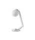 Cortland Table Lamp 1 Light G9 White/Polished Chrome/Opal Round Segment Glass-4