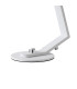 Cortland Table Lamp 1 Light G9 White/Polished Chrome/Smoke Smooth Round Glass-6