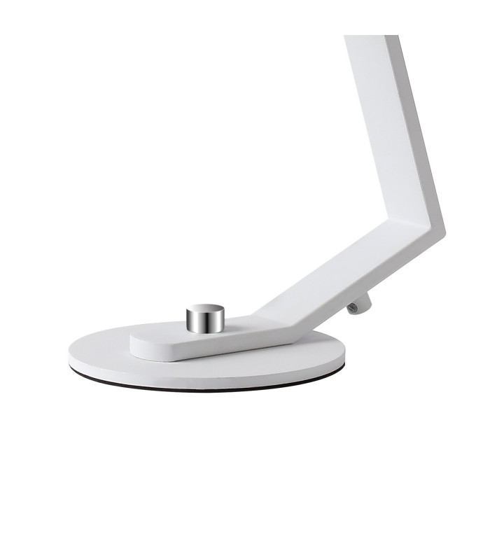 Cortland Table Lamp 1 Light G9 White/Polished Chrome/Smoke Smooth Round Glass-6