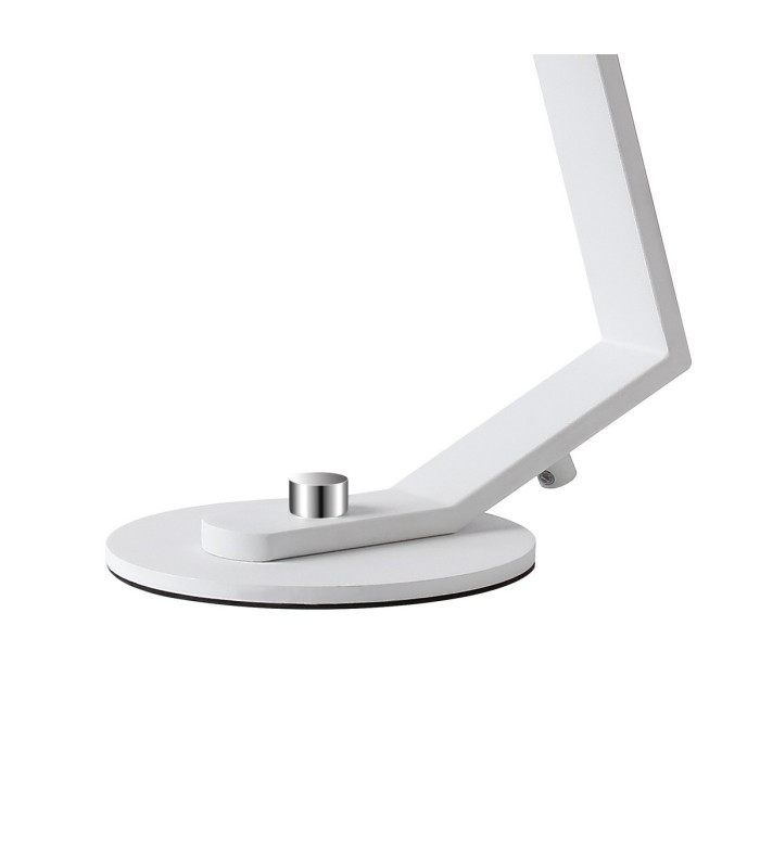 Cortland Table Lamp 1 Light G9 White/Polished Chrome/Smoke Smooth Tubular Glass-6