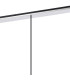 Ghent Linear Pendant 3 Light Adjustable E27 Black/Amber Fade Glass-7