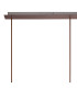 Ghent Linear Pendant 3 Light Adjustable E27 Mocha/Amber Fade Glass-5