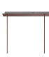 Ghent Linear Pendant 3 Light Adjustable E27 Mocha/Iridescent Fade Glass-5
