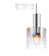 Ghent 50cm Round Pendant 3 Light Adjustable E27 Polished Nickel/Black/Iridescent Fade Glass-7