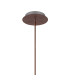 Ghent 20cm Single Pendant 1 Light Adjustable E27 Mocha/Iridescent Fade Glass-6