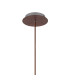 Ghent 20cm Single Pendant 1 Light Adjustable E27 Mocha/Smoke Fade Glass-6
