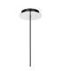 Ghent 20cm Single Pendant 1 Light Adjustable E27 Polished Nickel/Black/Amber Fade Glass-6