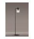 Ghent Floor Lamp 1 Light E27 Black / Amber Fade Glass-8