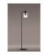 Ghent Floor Lamp 1 Light E27 Black / Iridescent Fade Glass-3