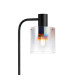 Ghent Floor Lamp 1 Light E27 Black / Iridescent Fade Glass-7