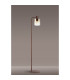 Ghent Floor Lamp 1 Light E27 Mocha / Amber Fade Glass-3