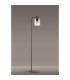 Ghent Floor Lamp 1 Light E27 Mocha / Amber Fade Glass-8