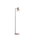 Ghent Floor Lamp 1 Light E27 Mocha / Iridescent Fade Glass-1