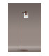 Ghent Floor Lamp 1 Light E27 Mocha / Iridescent Fade Glass-3