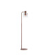 Ghent Floor Lamp 1 Light E27 Mocha / Iridescent Fade Glass-4