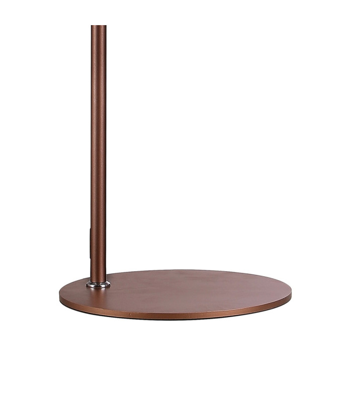 Ghent Floor Lamp 1 Light E27 Mocha / Iridescent Fade Glass-5