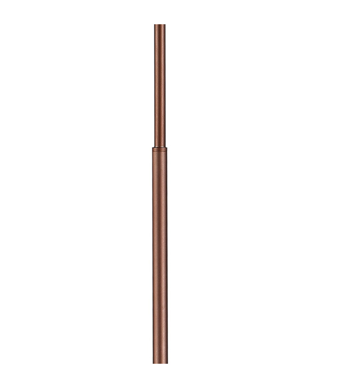 Ghent Floor Lamp 1 Light E27 Mocha / Iridescent Fade Glass-6