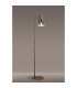 Ghent Floor Lamp 1 Light E27 Mocha / Smoke Fade Glass-3