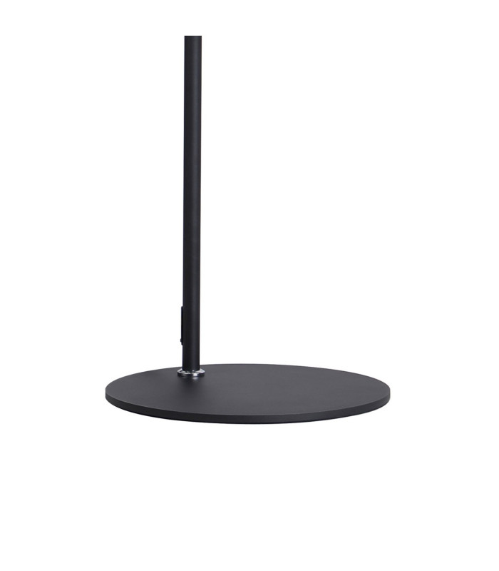 Ghent Large Floor Lamp 1 Light E27 Black / Iridescent Fade Glass-5