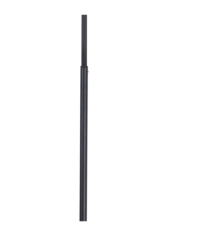 Ghent Large Floor Lamp 1 Light E27 Black / Iridescent Fade Glass-6