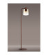 Ghent Large Floor Lamp 1 Light E27 Mocha / Amber Fade Glass-3